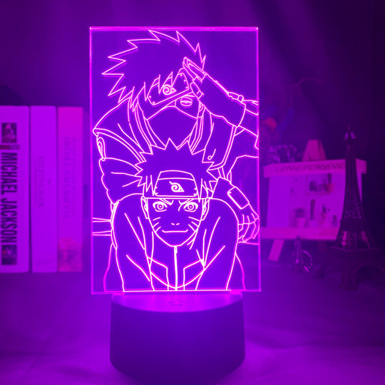 Kakashi and Naruto Night Light Lamp