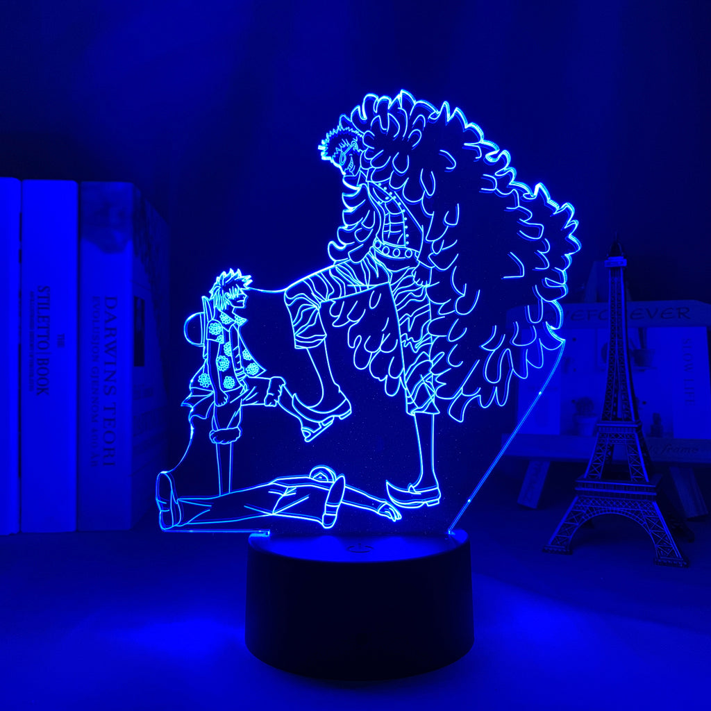 Luffy vs. Doflamingo LED Light Lamp