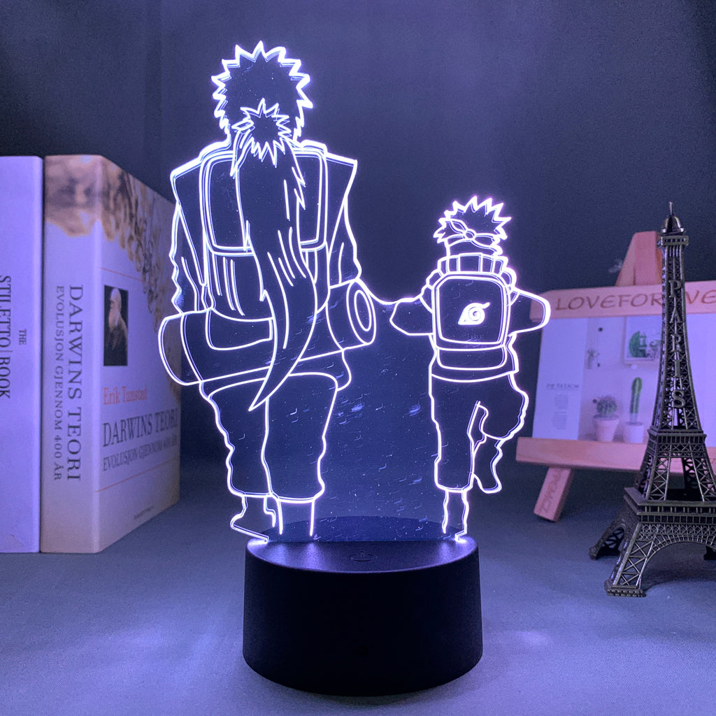Naruto and Jiraiya LED Light Lamp