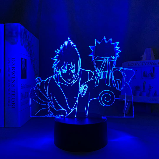 Sasuke and Naruto LED Light Lamp