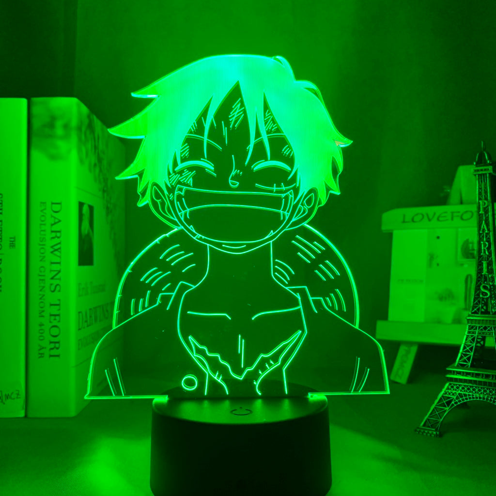 Luffy Smiling LED Light Lamp