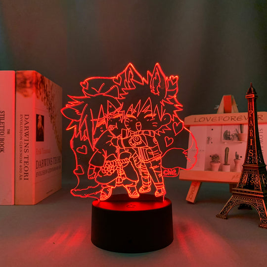 Naruto and Sasuke LED Light Lamp