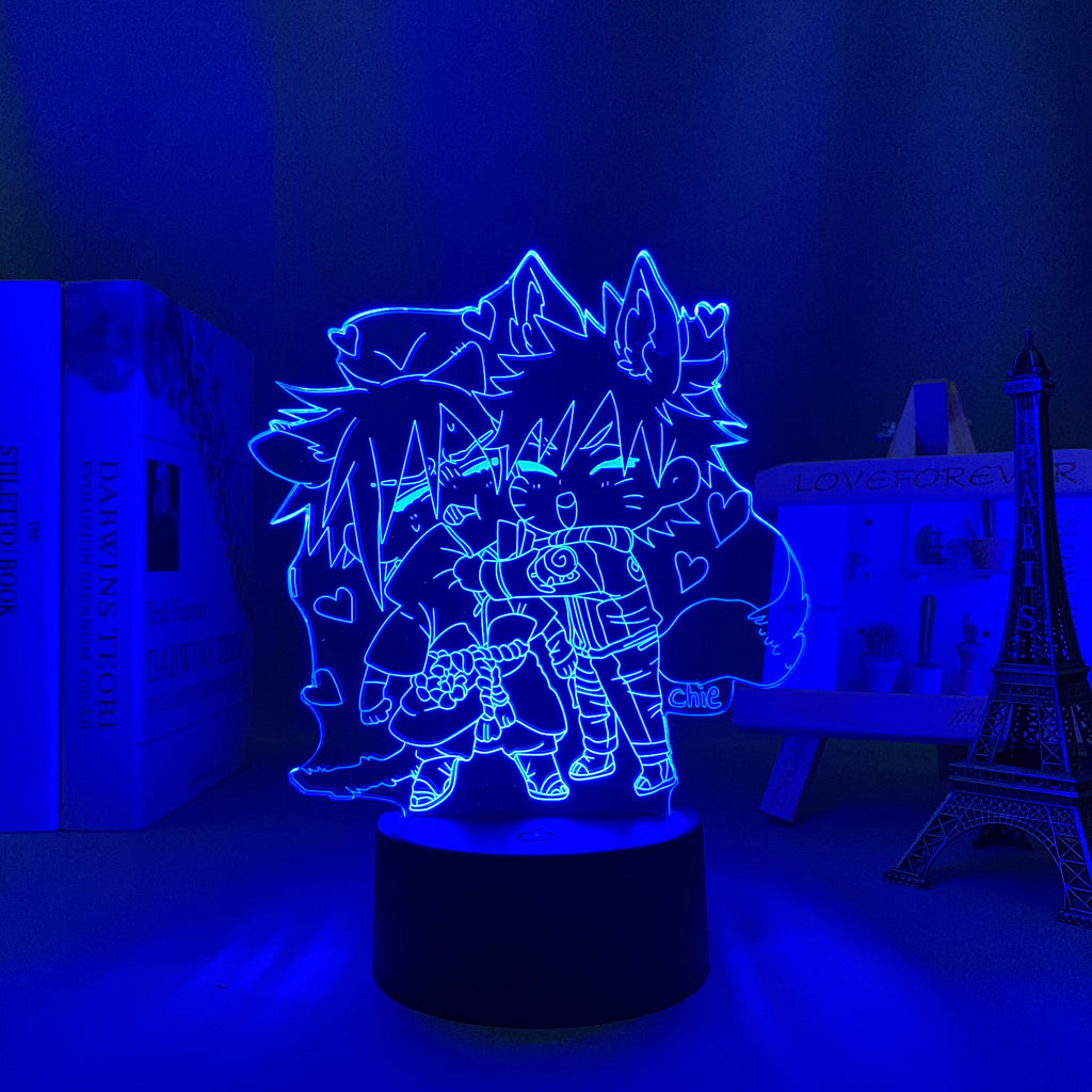 Naruto and Sasuke LED Light Lamp