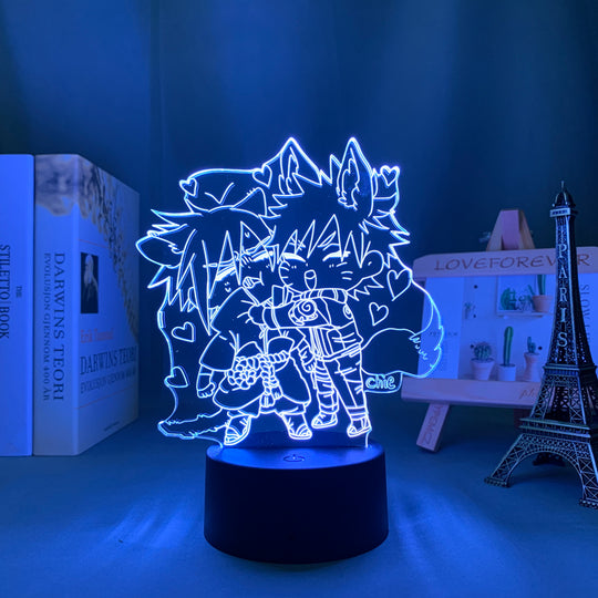 Naruto and Sasuke LED Light Lamp