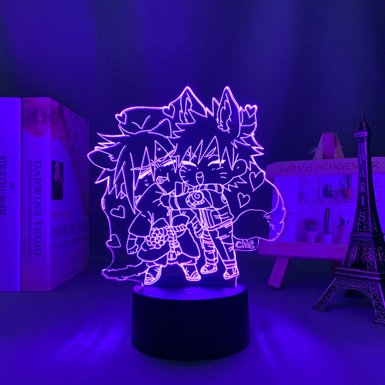 Naruto and Sasuke LED Light Lamp
