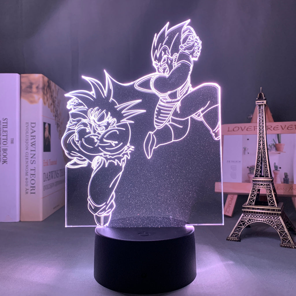 Goku vs. Vegeta LED Light Lamp