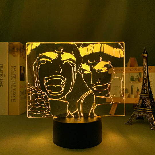 Might Guy and Rock Lee LED Light Lamp