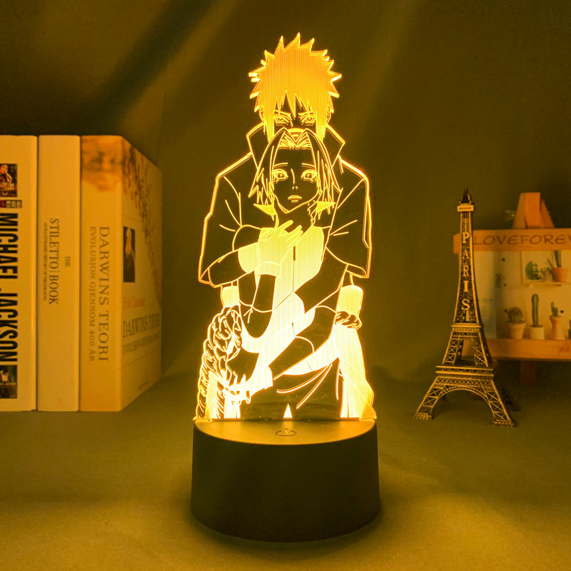 Sasuke and Sakura LED Light Lamp