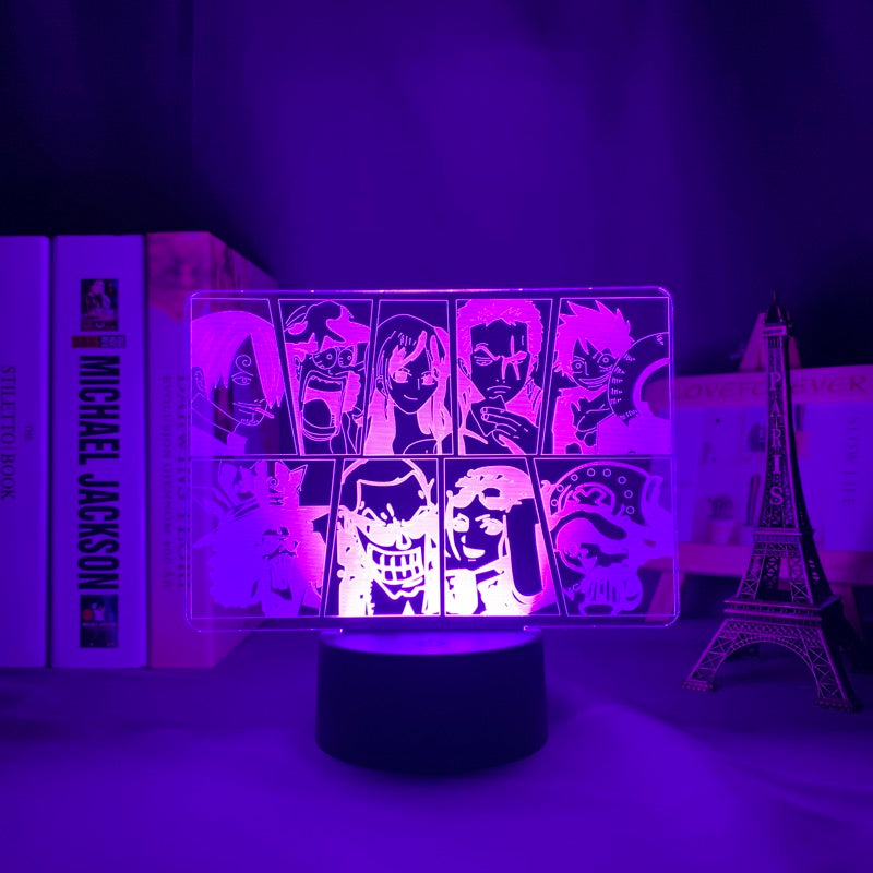 Straw Hat Pirates LED Light Lamp