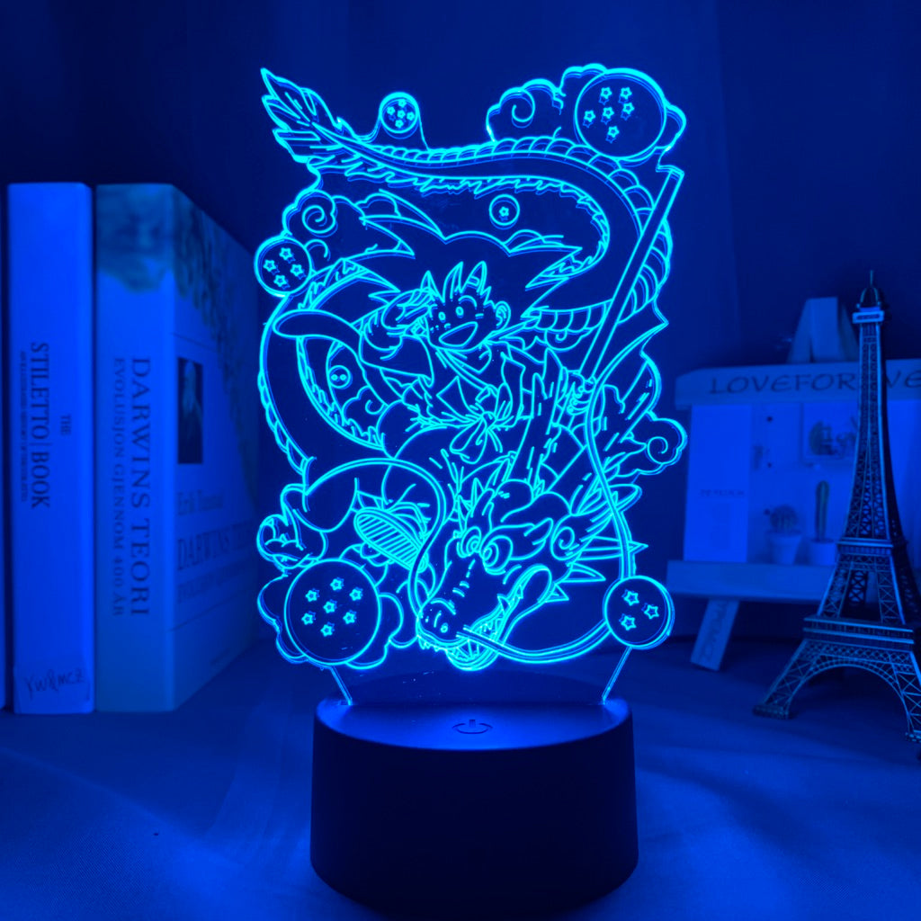 Goku and Shenron LED Light Lamp