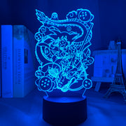 Goku and Shenron LED Light Lamp