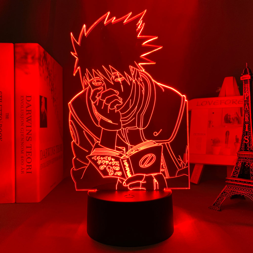 Kakashi Reading Book LED Light Lamp