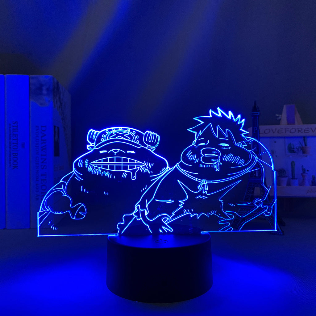 Chopper and Luffy LED Light Lamp