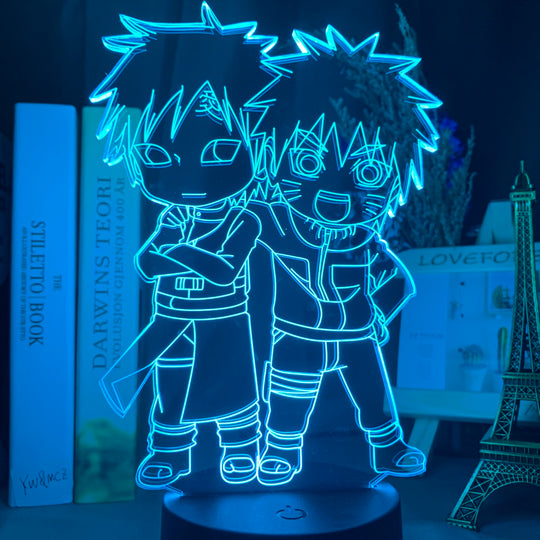Naruto and Gaara Night Light Lamp