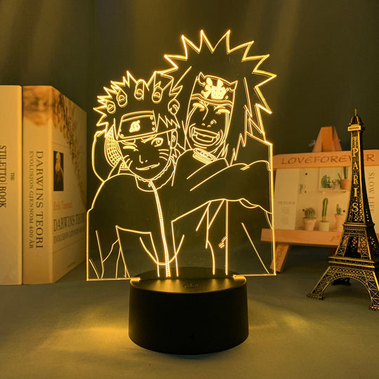 Jiraiya and Naruto LED Light Lamp
