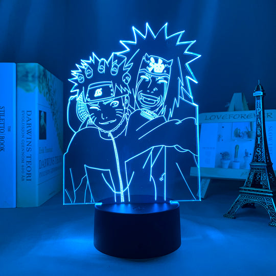 Jiraiya and Naruto LED Light Lamp