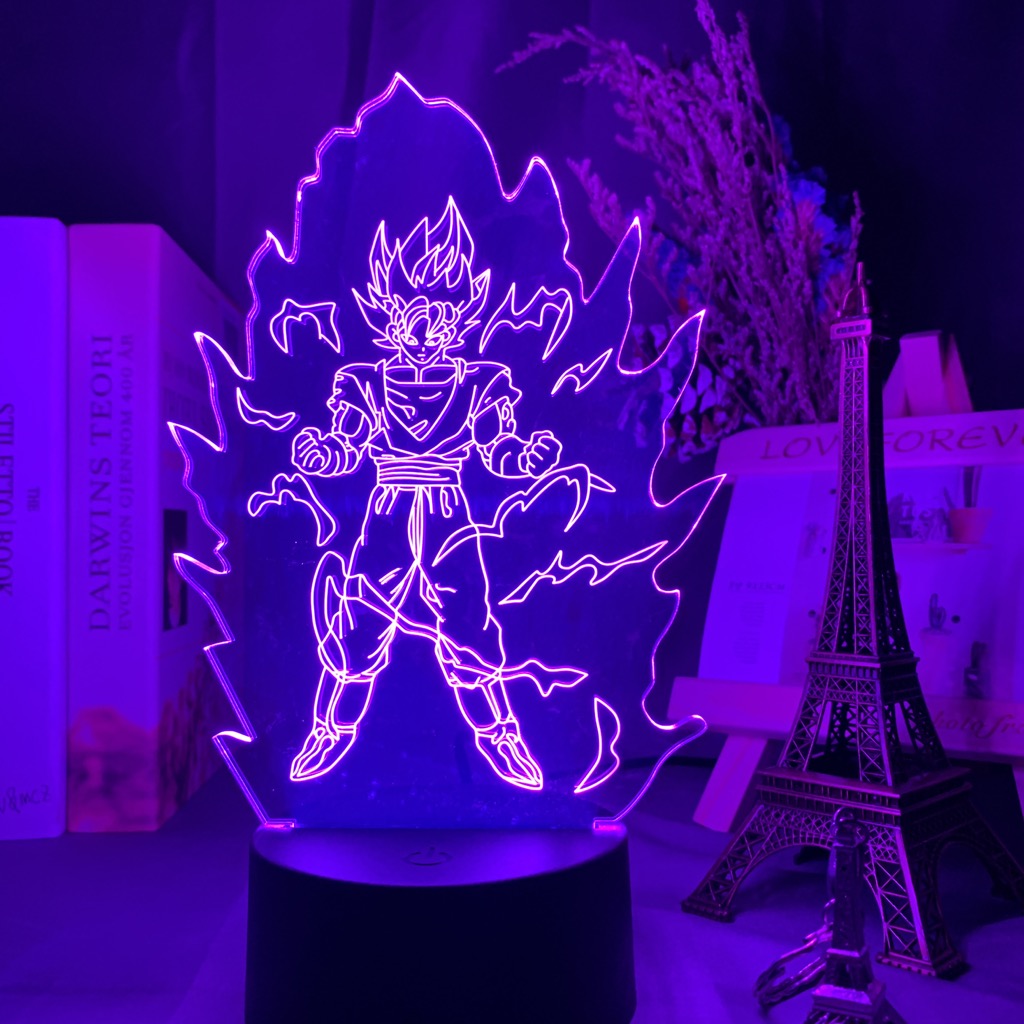 Goku Super Saiyan LED Light Lamp