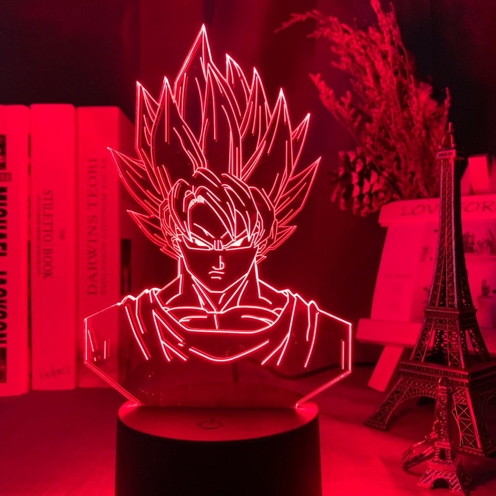 Goku Super Saiyan LED Light Lamp