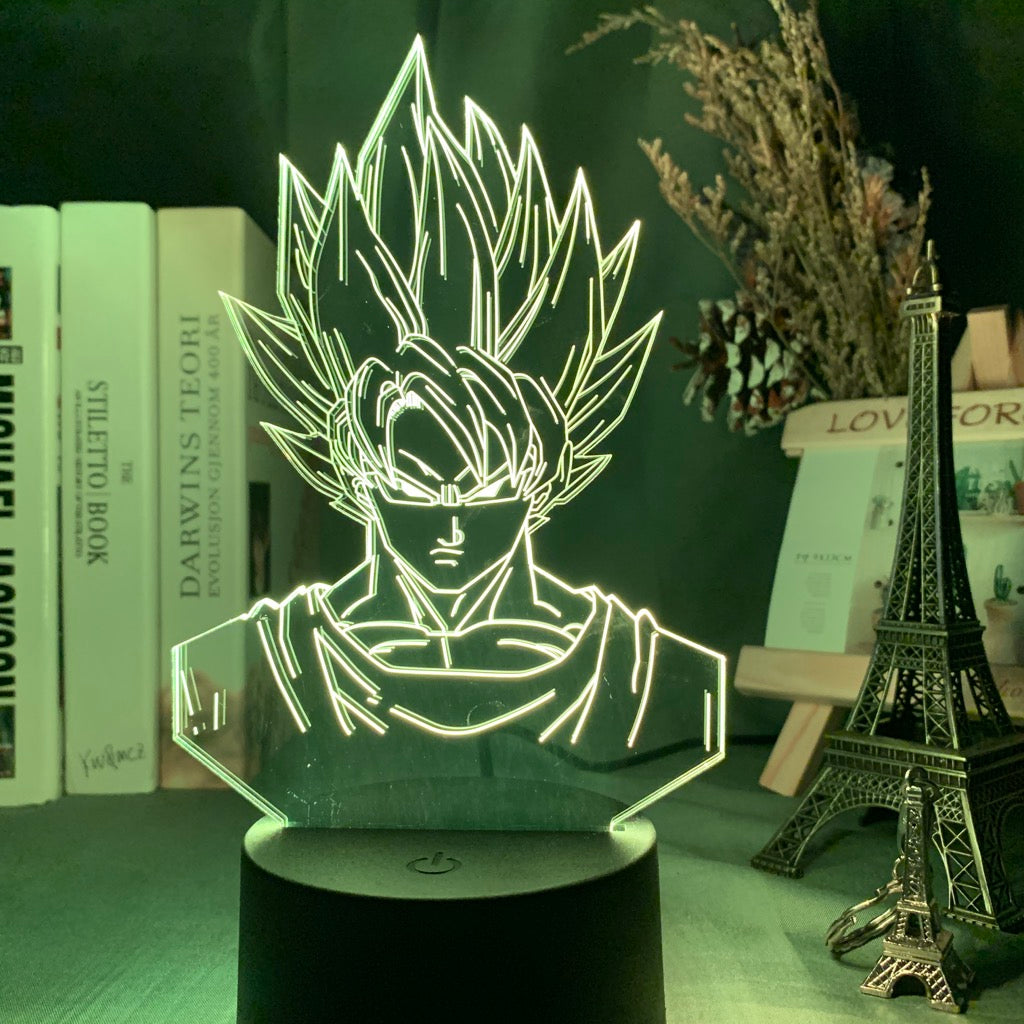 Goku Super Saiyan LED Light Lamp