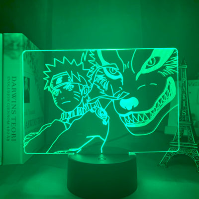 Naruto and Kurama Night Light Lamp