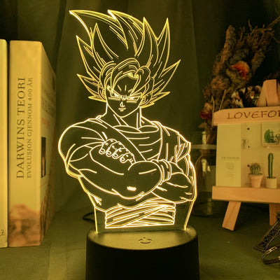 Goku Super Saiyan LED Light Lamp