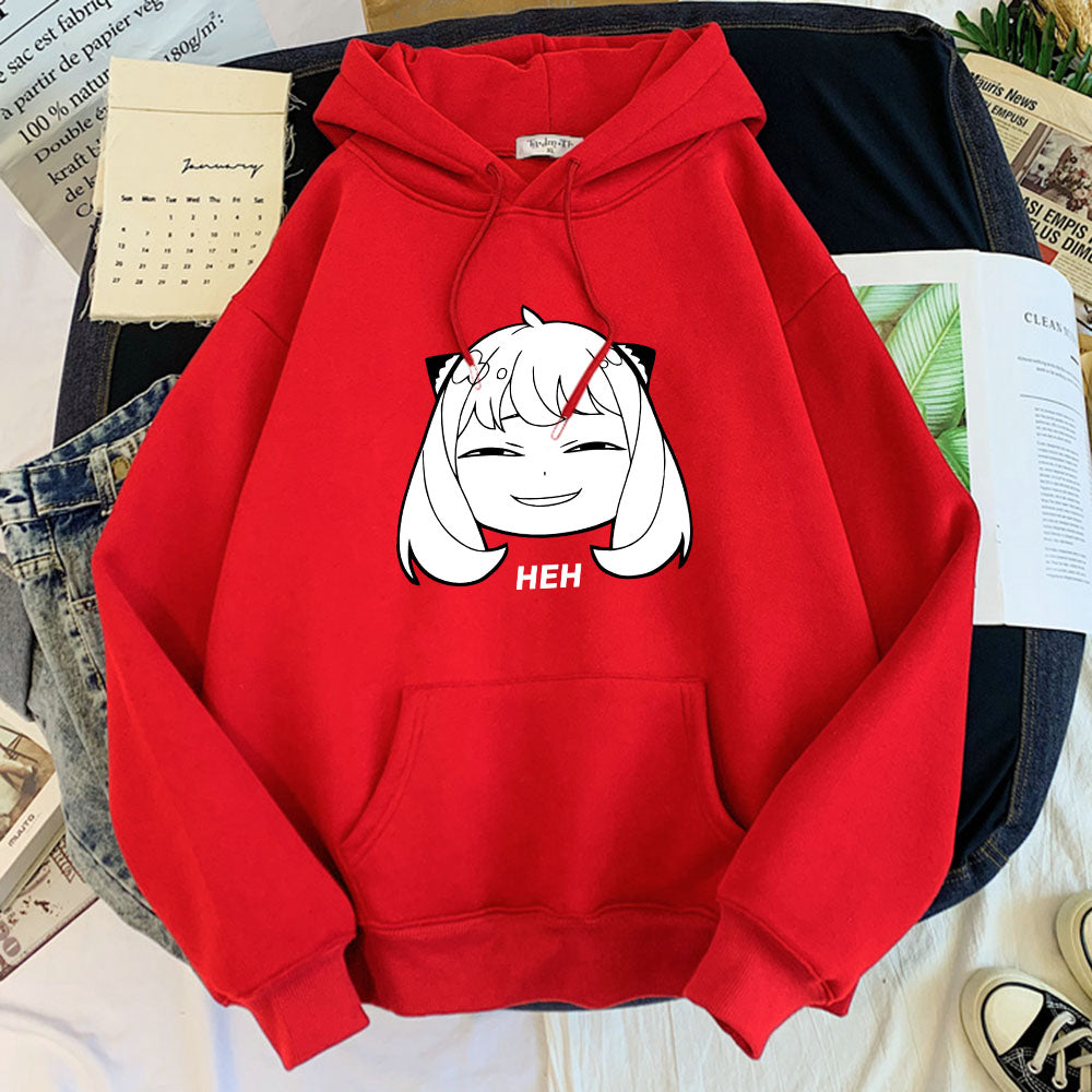Anya Forger Hoodie red