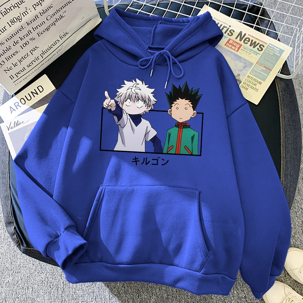 Killua and gon matching hoodies Clearance