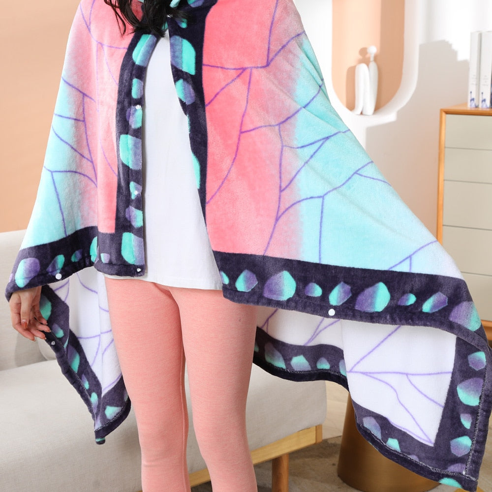 Shinobu Kocho Cloak Cosplay Blanket