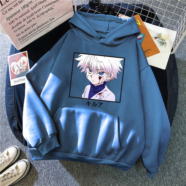 Killua reflective hoodie Clearance