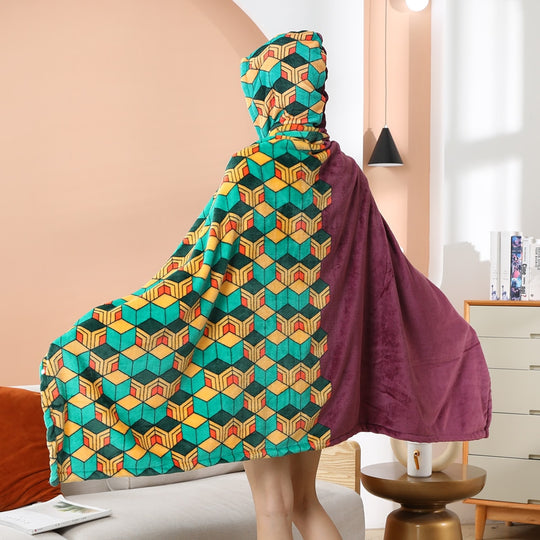 Giyu Tomioka Cloak Cosplay Blanket
