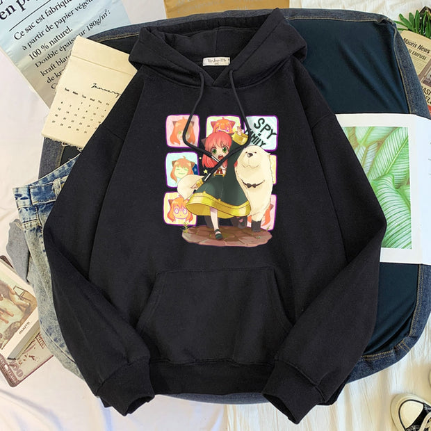 Anya Forger and Bond Forger Hoodie