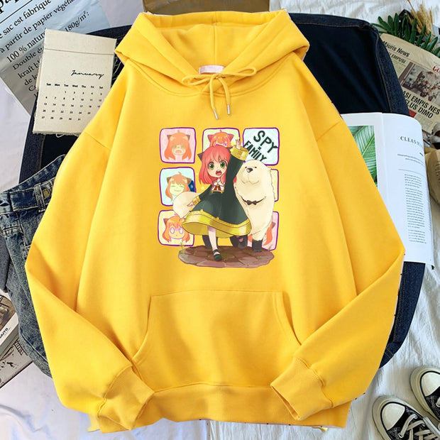 Anya Forger and Bond Forger Hoodie