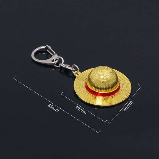 Luffy Straw Hat Keychain