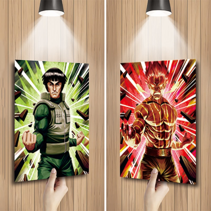 Might Guy Eight Gates 3D Lenticular Poster