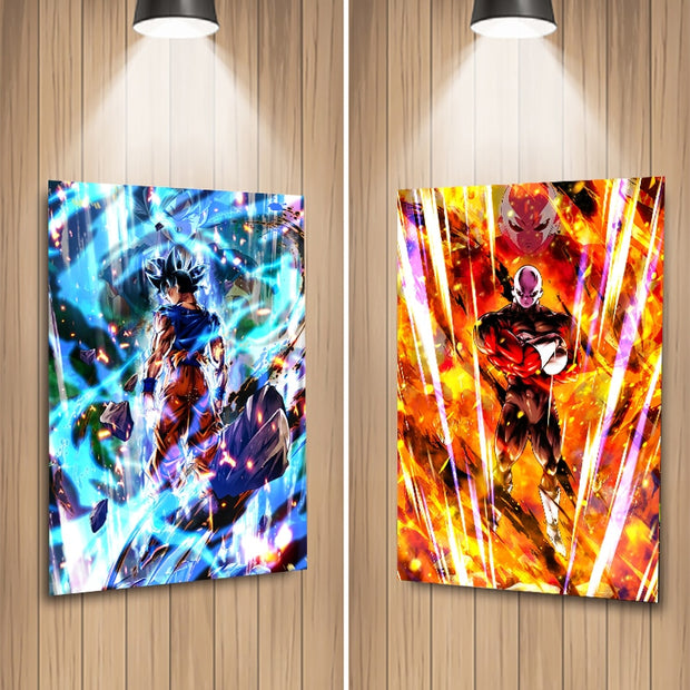 Goku vs. Jiren 3D Poster
