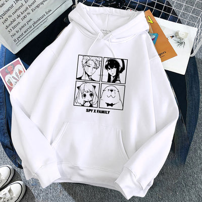 Spy X Family Hoodie white