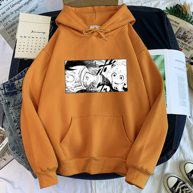 Anya Hitting Damian Hoodie