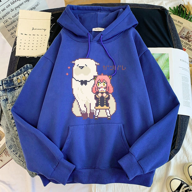Anya Forger and Bond Forger Hoodie