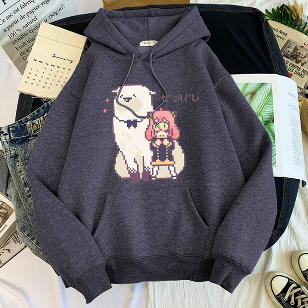 Anya Forger and Bond Forger Hoodie