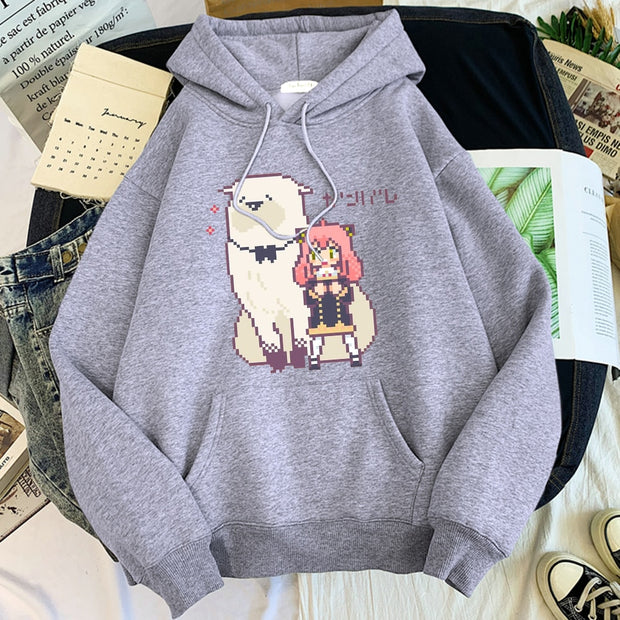 Anya Forger and Bond Forger Hoodie
