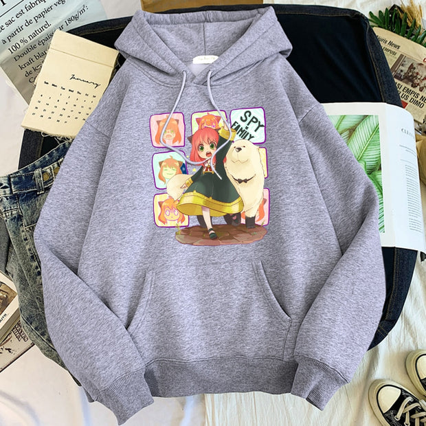 Anya Forger and Bond Forger Hoodie