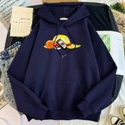 naruto one piece dragon ball pokemon hoodie navy blue