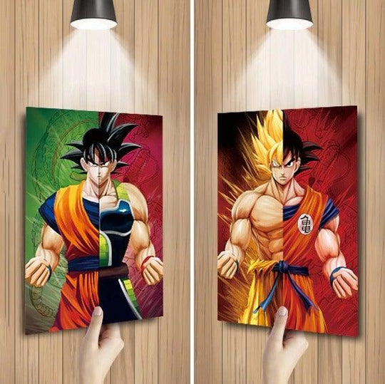 Bardock & Goku 3D Lenticular Poster
