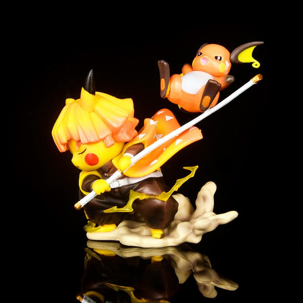 Pikachu Zenitsu Action Figure