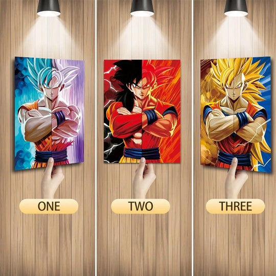 Goku Super Saiyan 3D Lenticular Poster