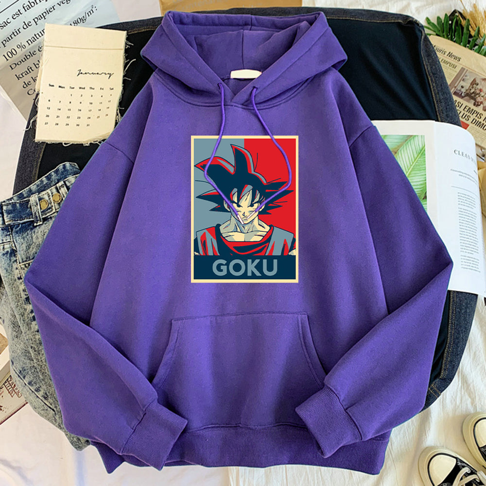 Goku Hoodie purple