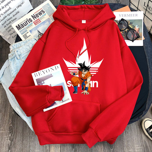 Dragon ball Goku Hoodie red
