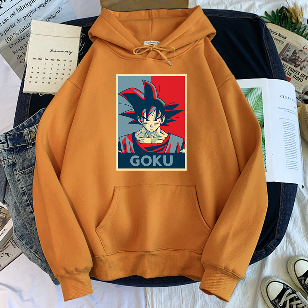 Goku Hoodie khaki