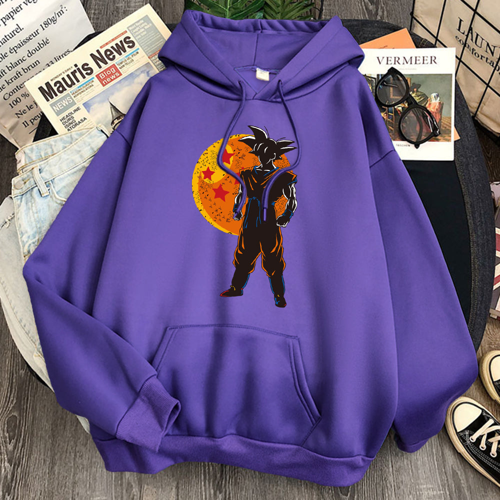 Goku Dragon Ball Hoodie purple