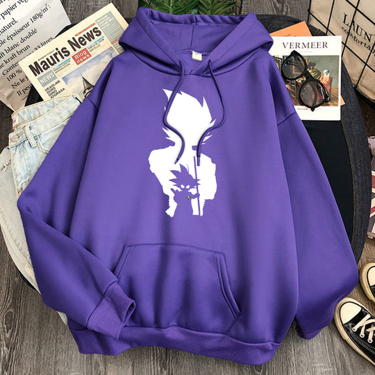 Goku Super Saiyan Hoodie purple